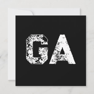 Monograma de Letras Iniciais Preto Branco Simples