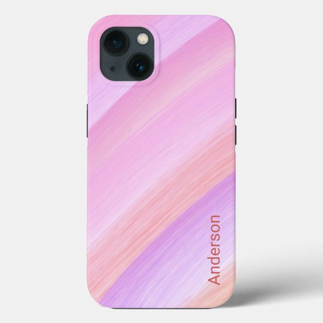 Monograma de Linha Retro Moderno Elegante (Verso)