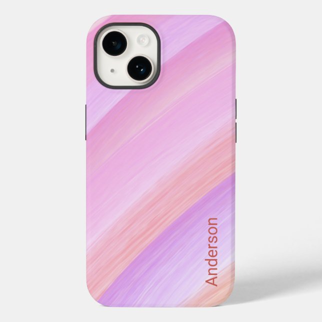 Monograma de Linha Retro Moderno Elegante (Verso)