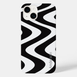 Monograma de Linha Retro Moderno Elegante