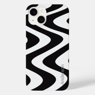 Monograma de Linha Retro Moderno Elegante