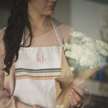 Monograma de Listras Chic Retro 