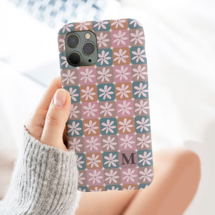 Monograma de margarida Retro Groovy 70s