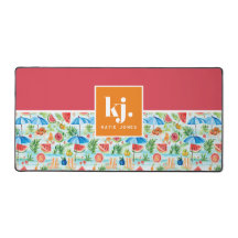 Monograma de Na moda de Verão divertido