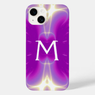 MONOGRAMA DE ONDAS LUMINOSAS FRACTAIS DE VIOLETA D