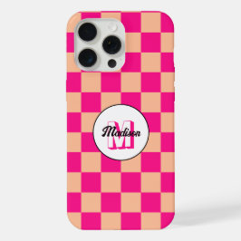 Monograma de retrorreflectores cor-de-rosa quente 