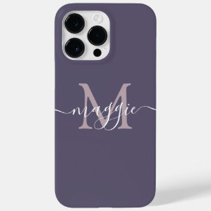 Monograma de Script Pastel Case-Mate iPhone 14 Pro