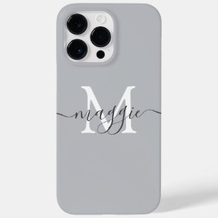 Monograma de Script Pastel Case-Mate iPhone 14 Pro
