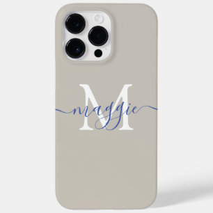 Monograma de Script Pastel Case-Mate iPhone 14 Pro