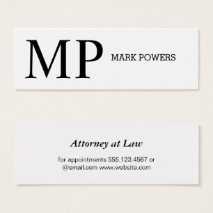 Monograma de Serif Type
