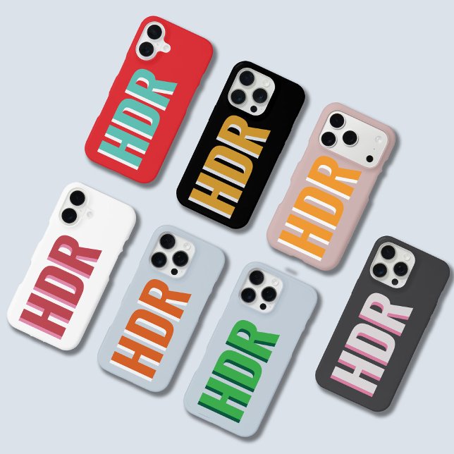 Monograma de Sombra Preto e Amarelo com Inicial do (Black and yellow Shadow Monogram with Name Initial iPhone Case
)