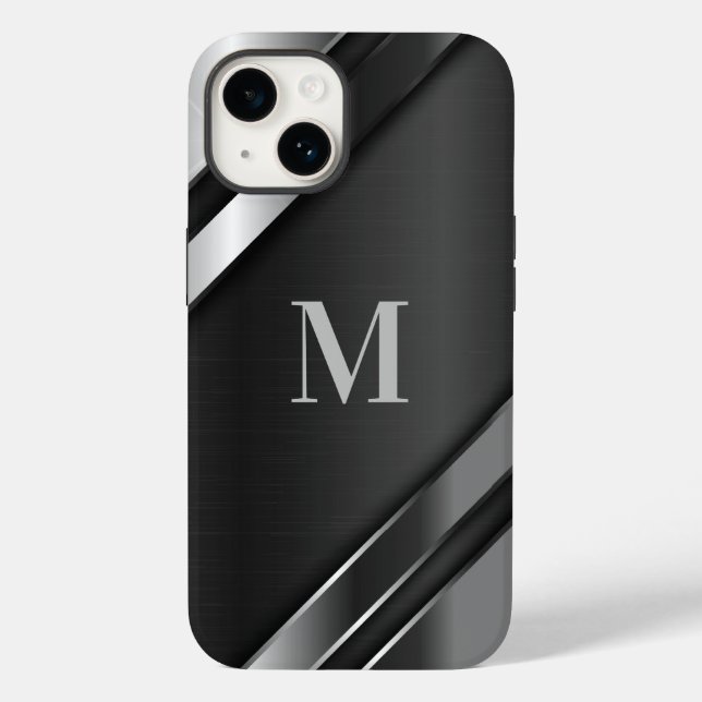 Monograma de textura metálica (Verso)