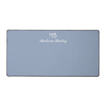 Monograma Decorativo Tipografia Dusty Blue