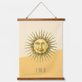 Monograma do Colorblock Celeste Sun