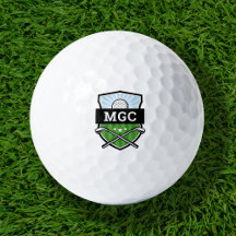 Monograma do Crest Club de Golf Personalizado