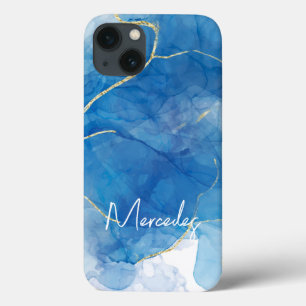 Monograma do Nome do Abstrato de Marble de Agate A