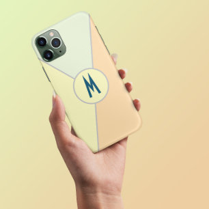 Monograma do Triângulo do Bloco de Cores Pastel da