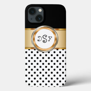 Monograma Dourado elegante