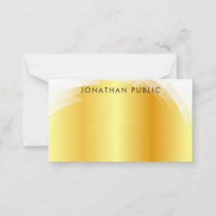 Monograma Elegante de Script Mão Modelo Dourado