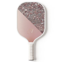 Monograma Elegante em Ouro Rosa