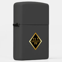 Monograma em Ouro Falso – Preto e Dourado