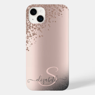 Monograma em Ouro Rosa com Diamantes de Brilho Pre
