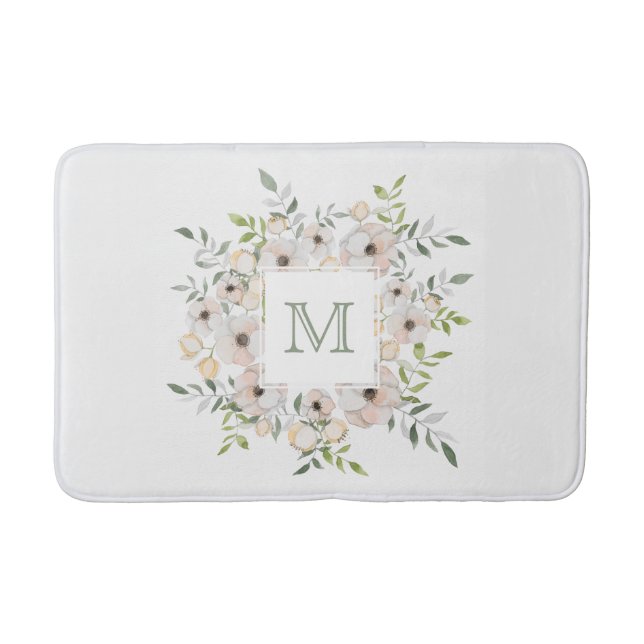 Monograma em tapetes de banho de mola (Frente)