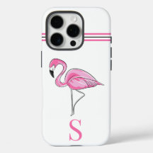 Monograma Flamingo Rosa