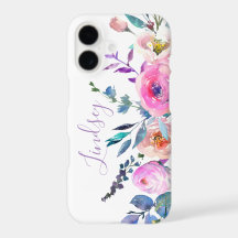 Monograma Floral Boho Pôr do Sol