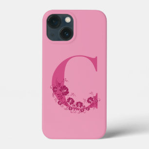 Monograma Floral - capas de iphone C
