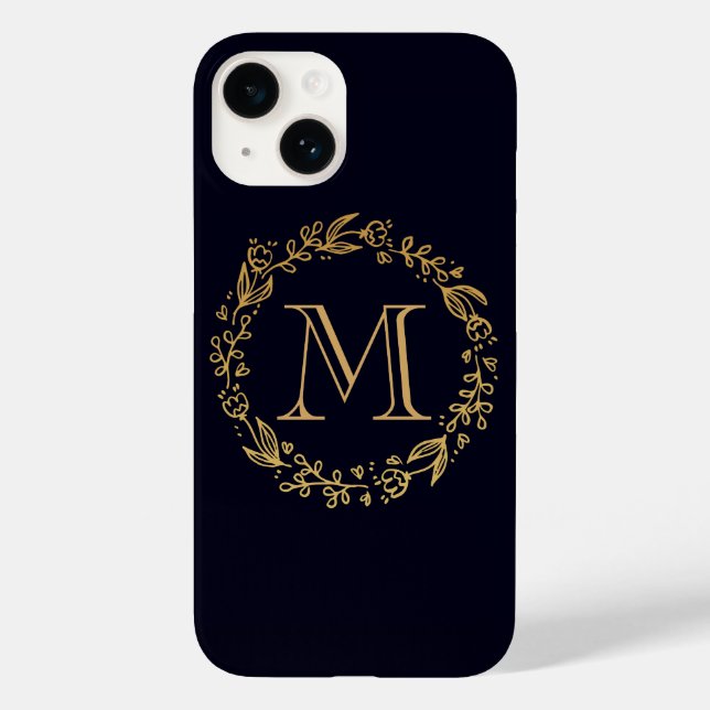 Monograma Floral ouro (Verso)