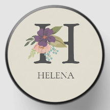 Monograma Floral Personalizável Moderno