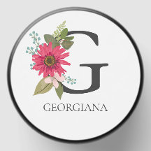 Monograma Floral Personalizável Moderno