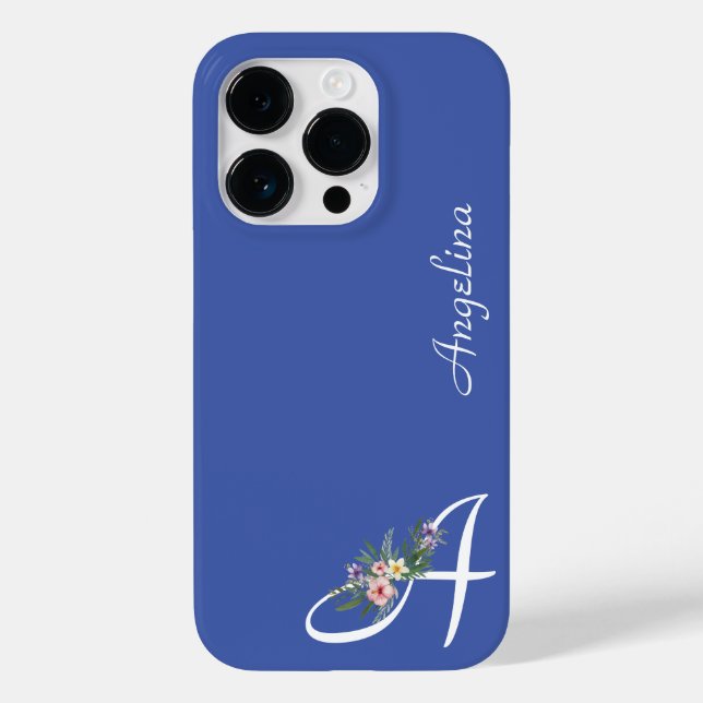 Monograma Floral  Uma Aposentadoria (Verso)