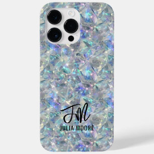 Monograma Holográfico de Fundo da Pedra Opal