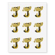 Monograma J Cavalo Flexível Personalizado