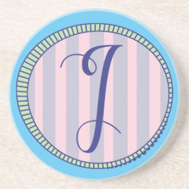 Monograma J Porta copos Sandstone