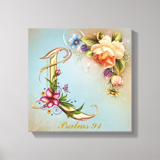 Monograma L Canvas Premium (Brilho) (Frente)