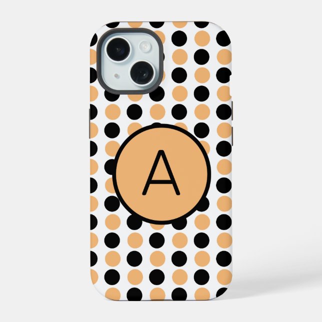 Monograma Laranja e Preto (Verso)