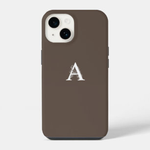 MONOGRAMA - LETRA DE UMA COR MINIMALISTA MARCADA