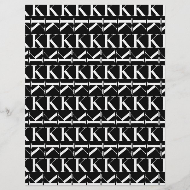 Monograma - Letra inicial K (Frente)