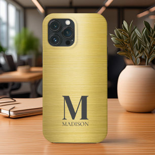 Monograma Metálico Dourado