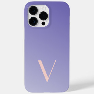Monograma Moderno de Lavanda de Gradiente Mínimo P