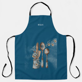 Monograma Moderno de Utensílios Russos de Cozinha