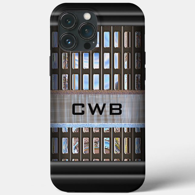 Monograma Moderno do LeCrosse Point (Verso)