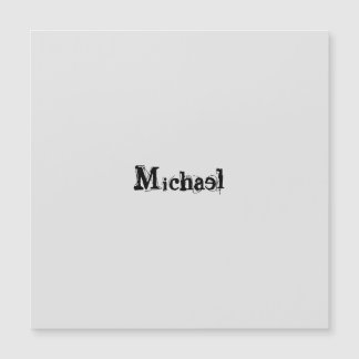 Monograma moderno minimalista, nome cinza negra