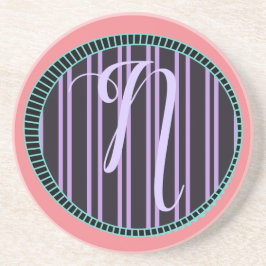 Monograma N Porta copos Sandstone