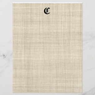 Monograma No Folheto De Fundo De Papel De Olhada E