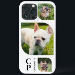 Monograma Nome 3 Fotografia Colagem Simples Modern<br><div class="desc">Monograma Name 3 Foto Colage Simple Modern Capa de telefone apresenta uma colagem de fotos de três de suas fotos favoritas com seu nome personalizado e monograma em elegante roteiro preto na base. Personalize editando o texto nas caixas de texto fornecidas. Perfeito para aniversário, Natal, Dia de as mães e...</div>