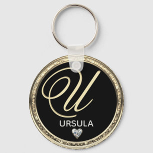 Monograma Nome inicial Chaveiro